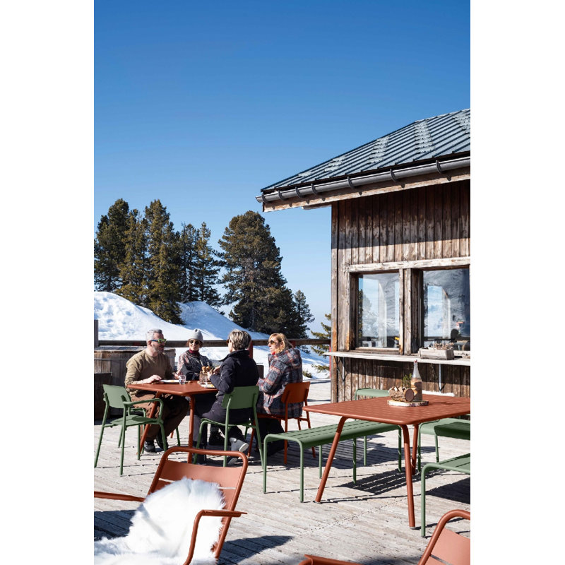 Studie Outdoor Dining Side Chair, Latte Beige