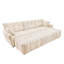 Ensemble de canapé robuste à 3 places avec repose-pieds et coussins, idéal pour divers espaces-188869104