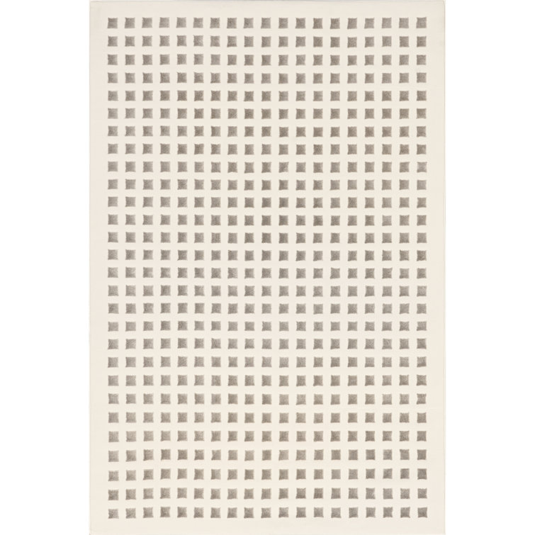 Daleyza Checkered Machine Washable Area Rug