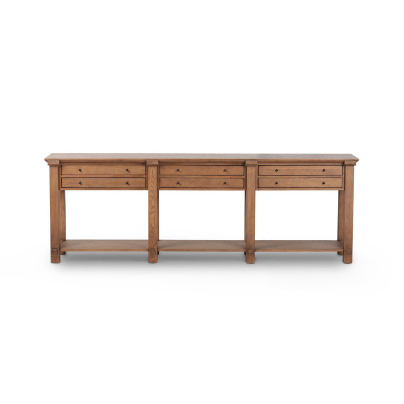 Gardendale 94'' W Solid Wood Console Table