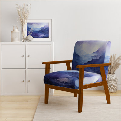 Indigo Dreams I - Fauteuil rembourré moderne