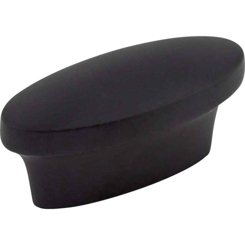 Oval 5/8" Center to Center Bar pull, Black