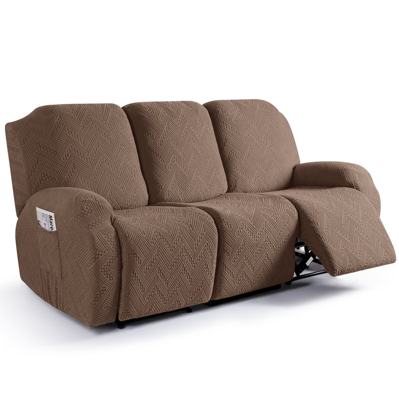 Housse extensible pour canapé 3 pièces Harriet, Brun