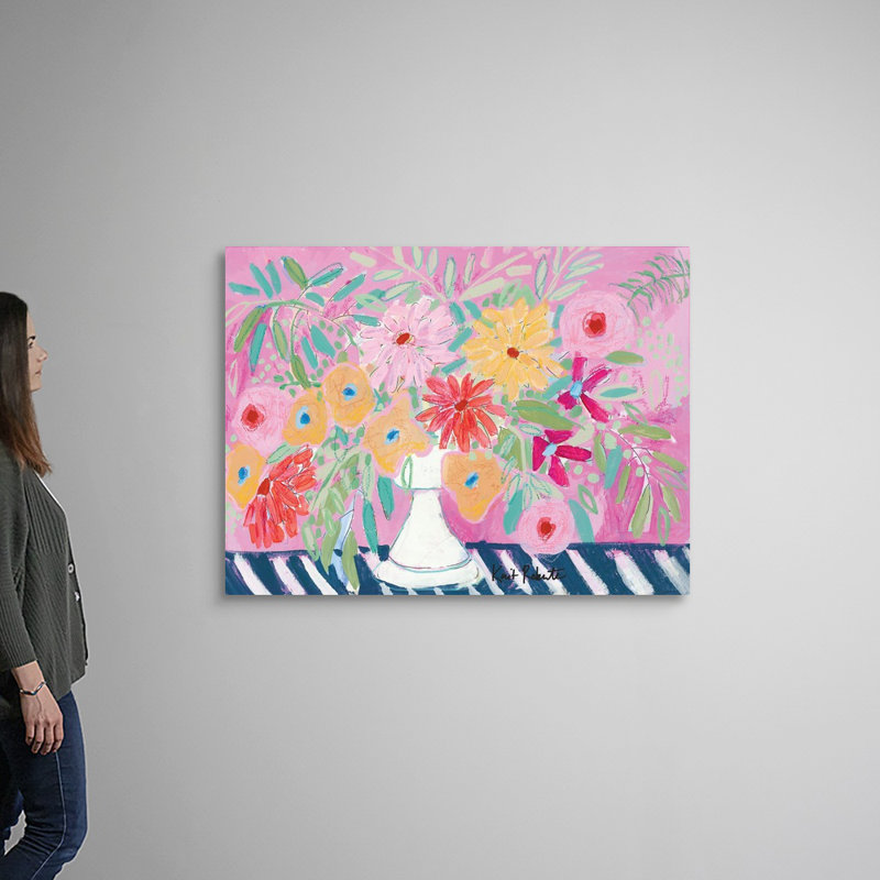 Reproduction d’art sur toile, "A million raisons" par Kait Roberts, Toile tendue, H 36 po x l 48 po x P 1,25 po
