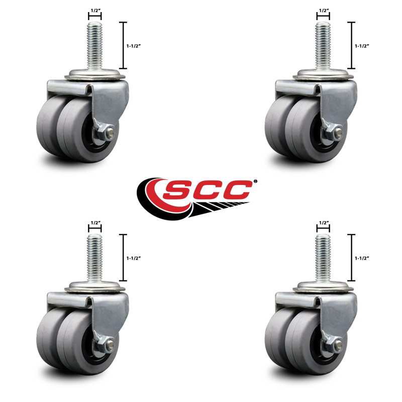 Low Profile Thermoplastic Caster
