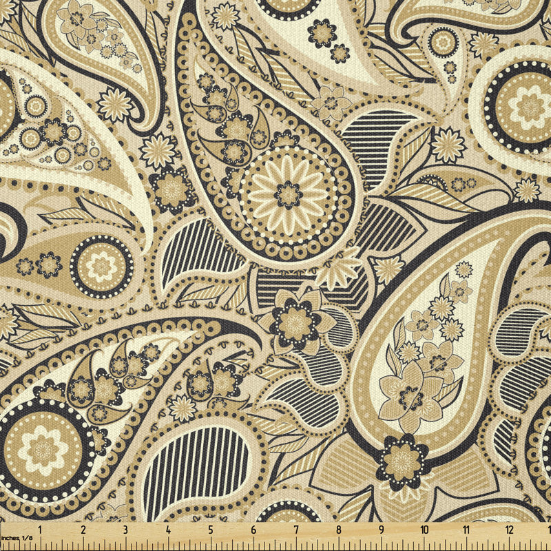 Coryell Traditional Flowers Leaves Multi-Purpose Fabric