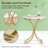 Versatile Design Sofa Side Table,Chic Round End Table,Narrow Coffee Table