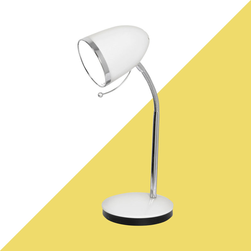 Reidar Metal Desk Lamp, White