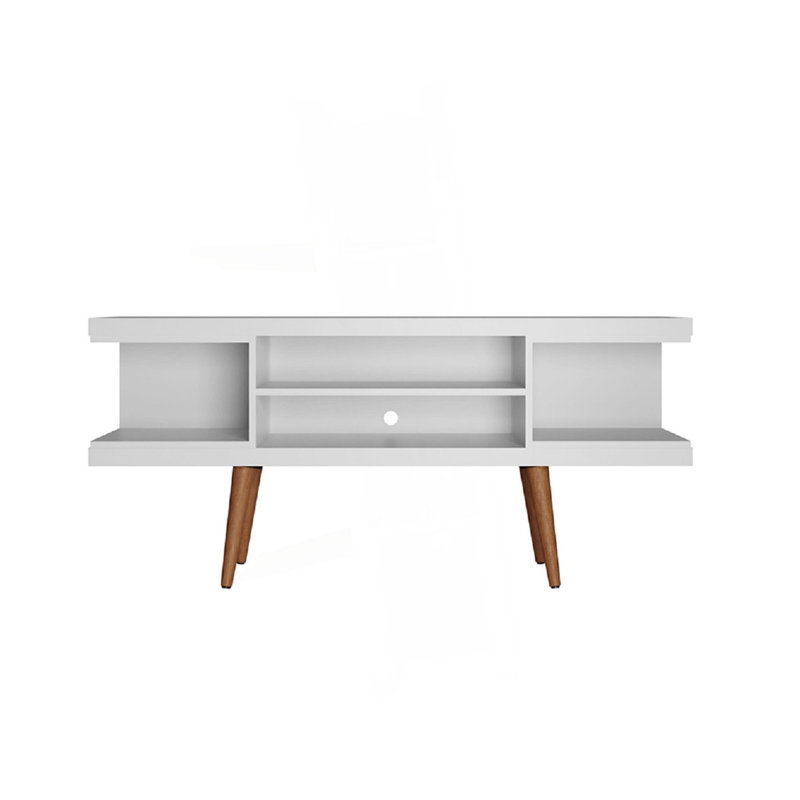 Meuble télé blanc, 24,01 po H x 53,14 po L x 14,02 po l