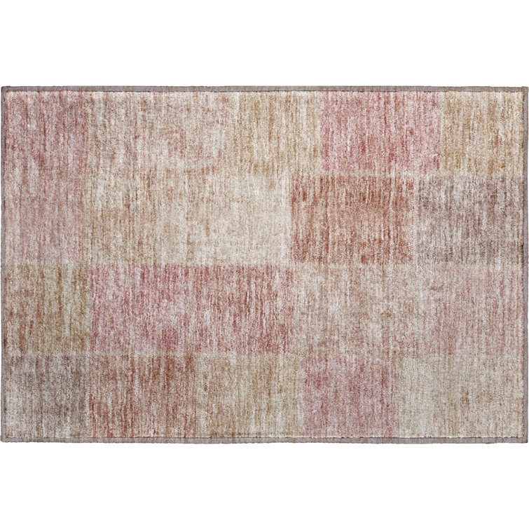 Premium Machine Washable Prisco Blush Rug