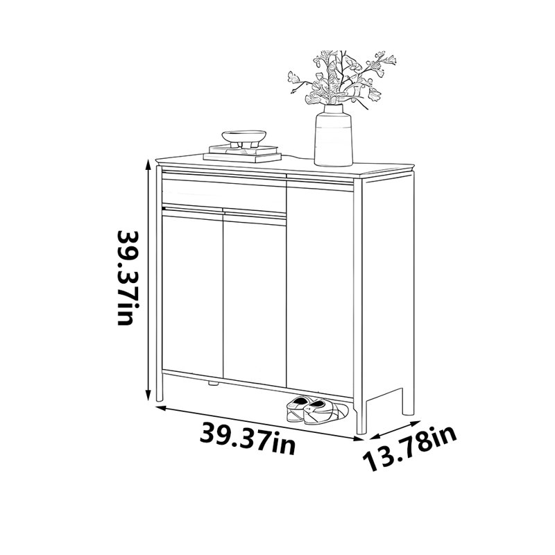 Sella, 39.37" H x 39.37" W x 13.78" D