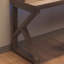 Bureau rectangulaire en bois massif noyer clair-109563041-109563042