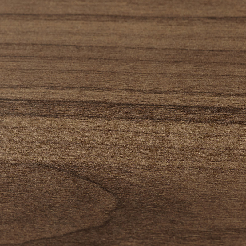 Walnut Laminate Desk Shell with Drawer and Filing Cabinet
