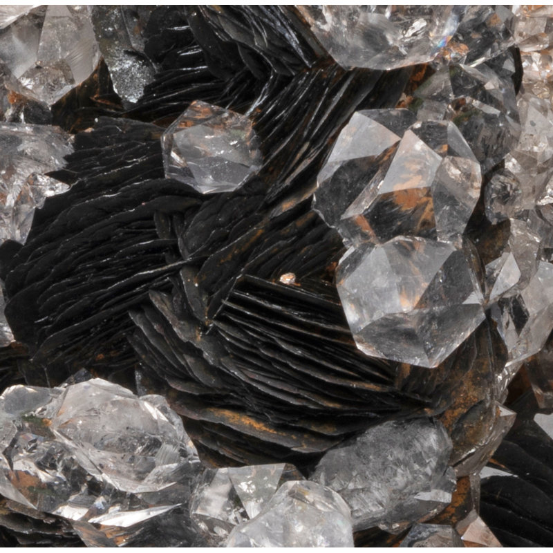 Quartz et hématite de Chine