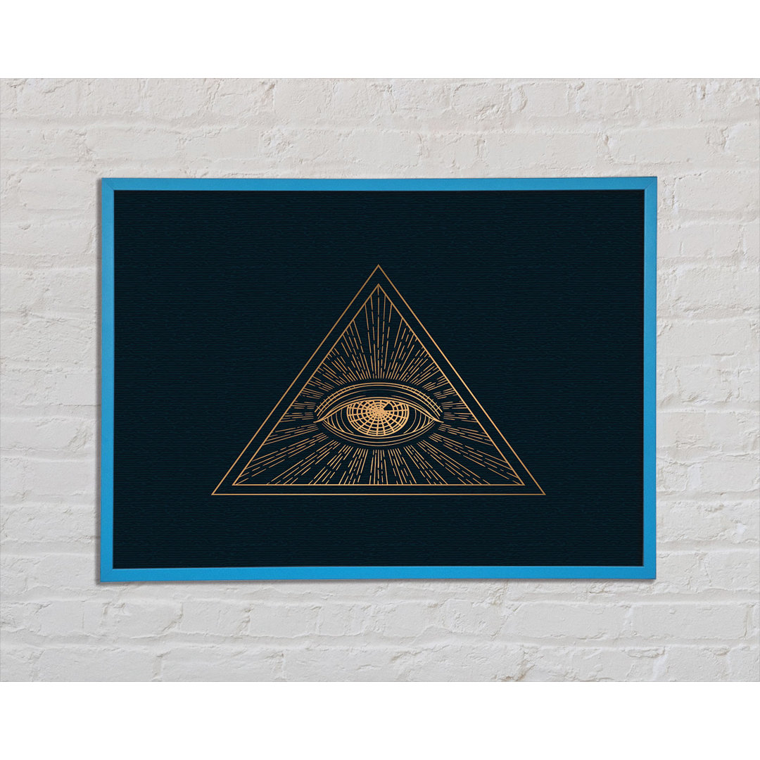 Leinwandbild The All Seeing Eye Triangle