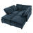 Modern Modular Sofa with Storage Seat Cushions-1173622577