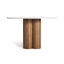 4 Quarter Round Marble Dining Table-1257791520-1257791522