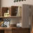 Walnut Rectangular Solid Wood Executive desk with drawers desk-1062455344