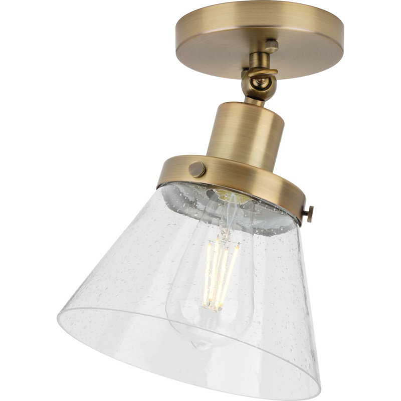 Semi Flush Mount, Brass 