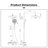 10-4/5" Wall Mounted Solid Brass Rainfall Complete Shower System With Hand Shower-119918035
