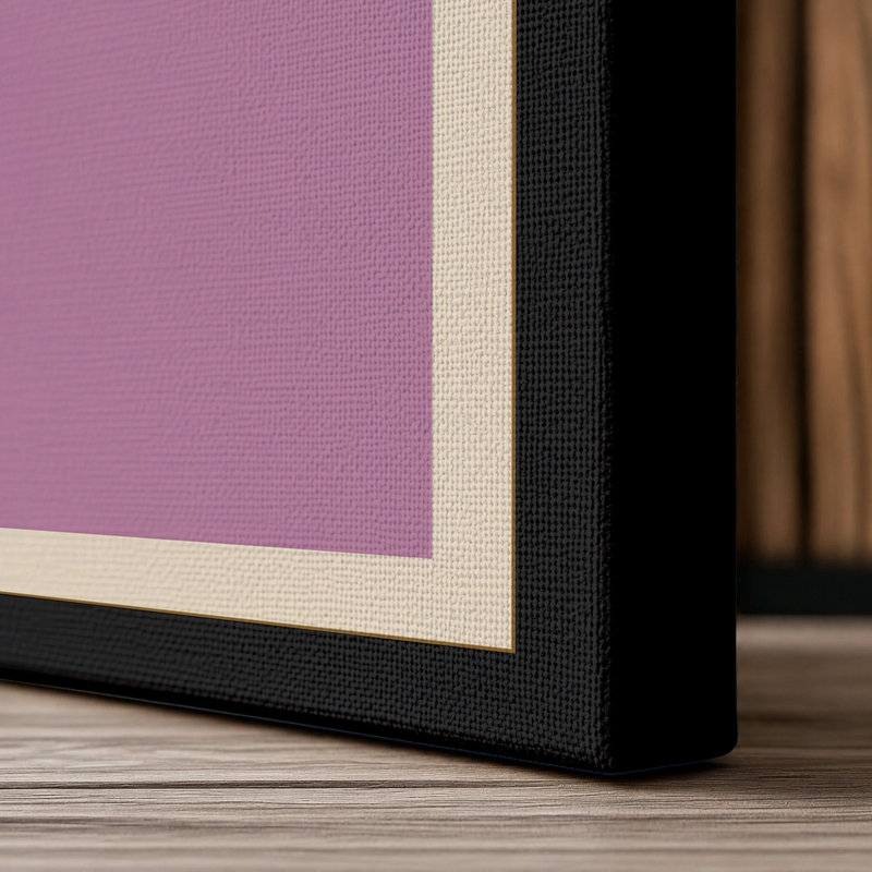 Harmony Geometric - Wrapped Canvas, 36x24 - 91.4 x 61.0 cm, Black Border