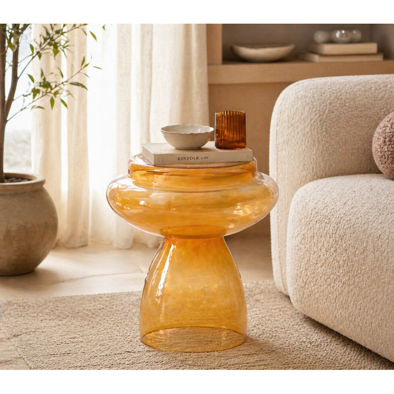 Table en verre Solara Honey