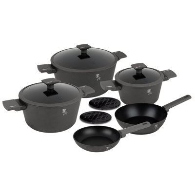 10 - Piece Non-Stick Aluminum Cookware Set