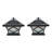 Low Voltage Solar Powered Integrated LED Fence Post Cap Light 4 In. X 4 In. Pack