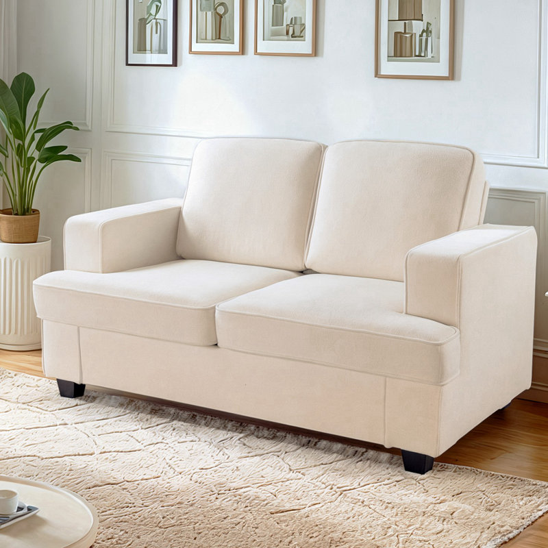 Causeuse moderne en velours