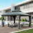 Aluminum Galvanized Steel Patio Gazebo with Double Roof