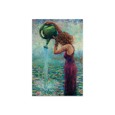 «Thirsty Water Lilies On Plastique / Acrylique» par Iris Scott, peinture