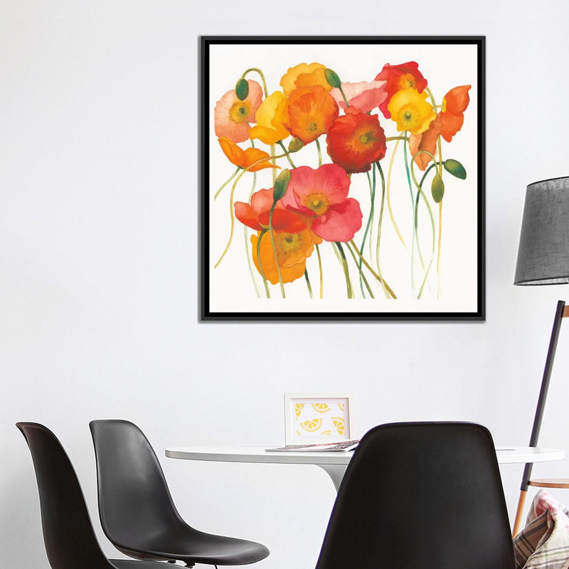 «Fall Island» par Shirley Novak - Estampe numérique sur toile tendue avec châssis, H 37 po x l 37 po x P 1,5 po, Toile tendue