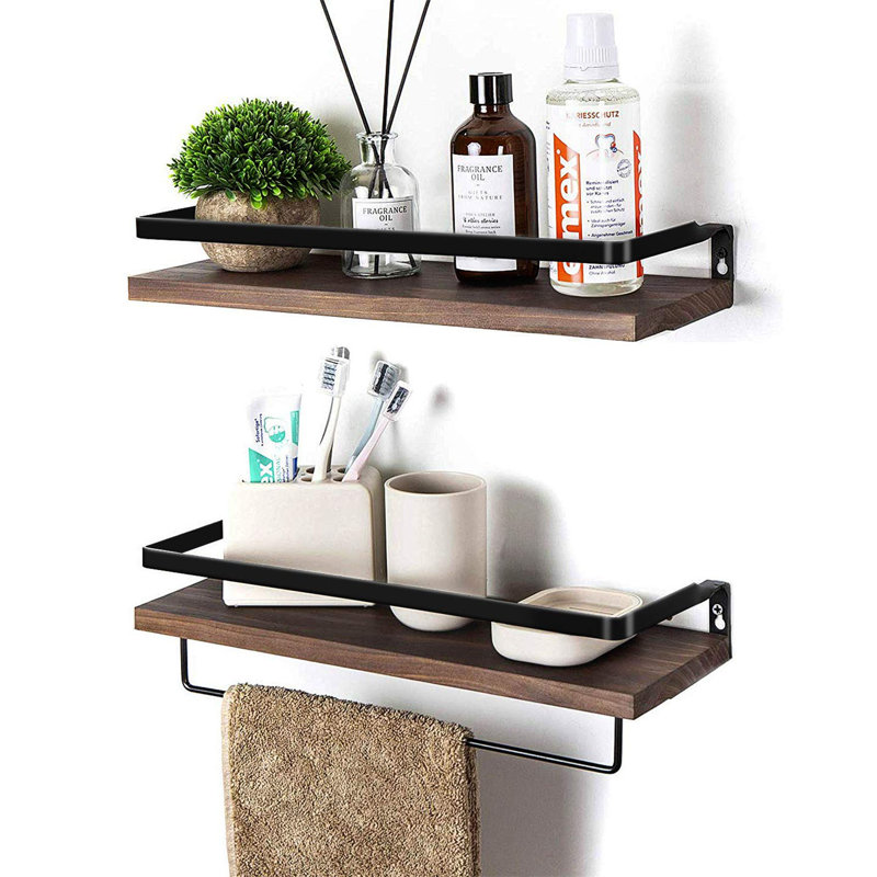 Mayall 2 Piece Accent Shelf, Brown