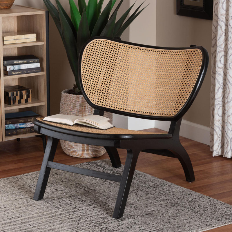 Fauteuil d'appoint en rotin H 15,7 po Brisbane Boho