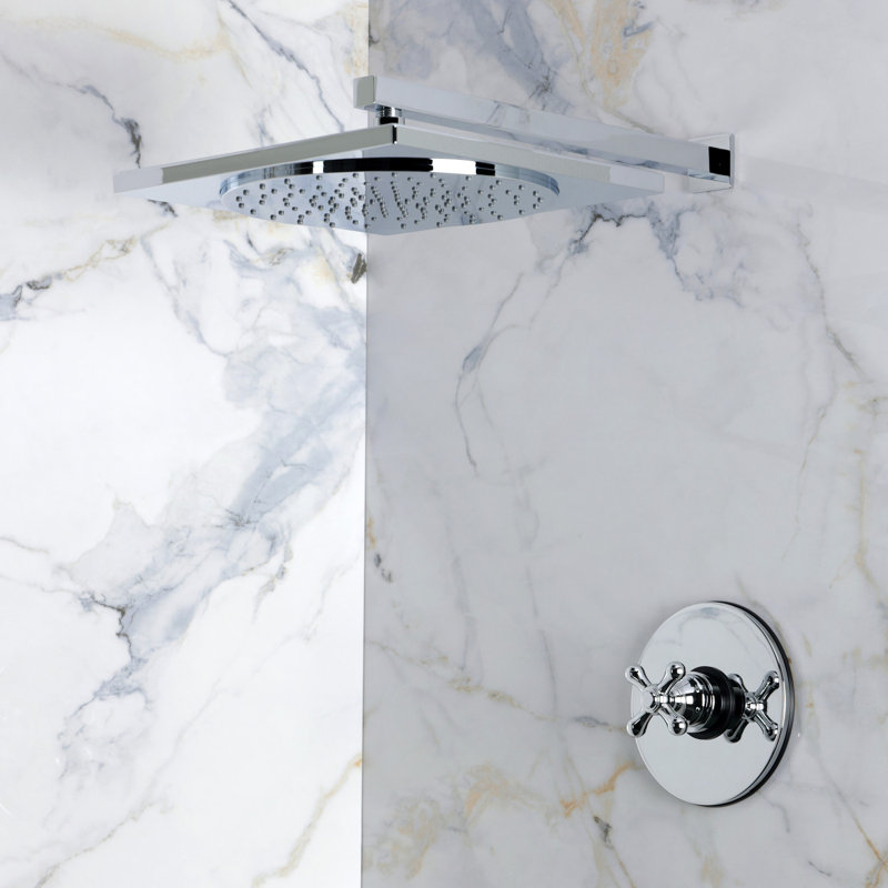 Kingston Brass Restoration Single-Handle Pressure Balanced Shower Faucet, Polished Chrome