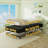 10 inch Box Spring,Heavy Duty Metal Bed Frame with Fabric Cover, 3000lbs Max Weight Capacity Bed Base Mattress Foundation, Easy Assembly, Noise Free, Black-1110949050-1111371176