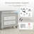 Anson 3-Drawer Nightstand With Led Light