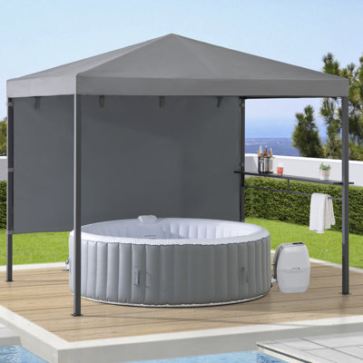 Fabric Pavillon Kabru - 220cm x 280cm, grey