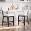 Tabouret de bar rembourré en bois massif-1938160293