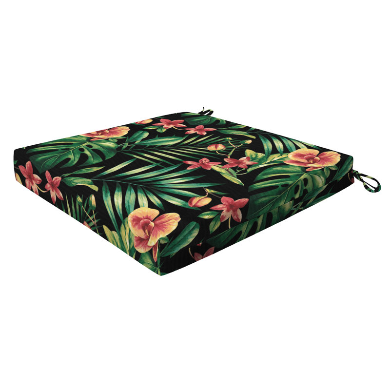 Coussin de siège d'extérieur carré Meridian, H 3 po x l 19 po x P 19 po, Tanné