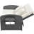 Double Chaise Lounge 2-Person Reclining Daybed With Adjustable Back And Storage Function-1508805971