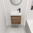 Floating Small Bathroom Vanity With Single Sink