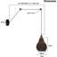 Modern Industrial Anki 1-Light Pendant – Adjustable Hanging Lamp with Matte Finish | E27 Compatible Lighting 