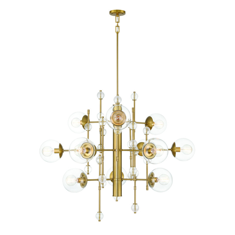 Traiton 12 - Light Dimmable Sputnik Chandelier