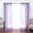 Taumsauk Solid Semi-Sheer Grommet Curtain Panels-1610679586-1610679584