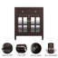 Meuble-lavabo de 30 pouces avec lavabo en céramique avec tablettes réglables et plateau réversible-1217900633