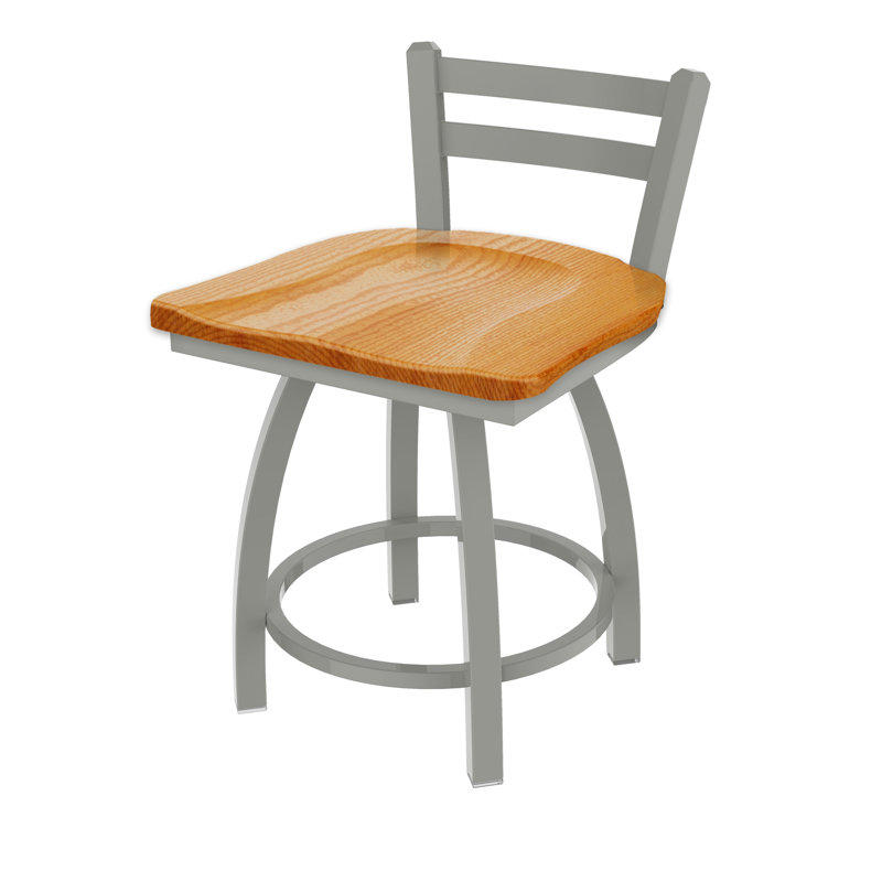 Tabouret de coiffeuse 411 Jackie, Bronze, Bois - chêne moyen
