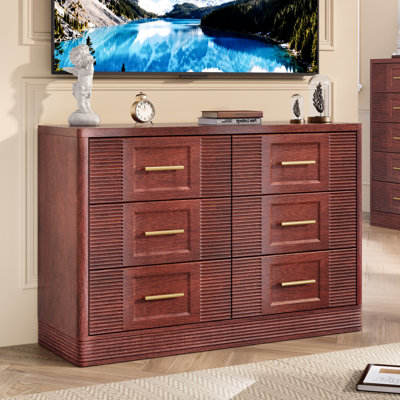 6-Drawer Double Dresser, 47.2" W