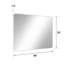 Miroir de salle de bain 48 po x 36 po pour salle de bain-2036858394