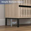 Grille Style 4-Drawer Vertical Chest